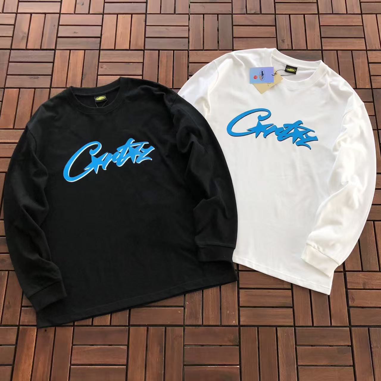 Camisola T-Shirt Manga Comprida Corteiz Crtz Script